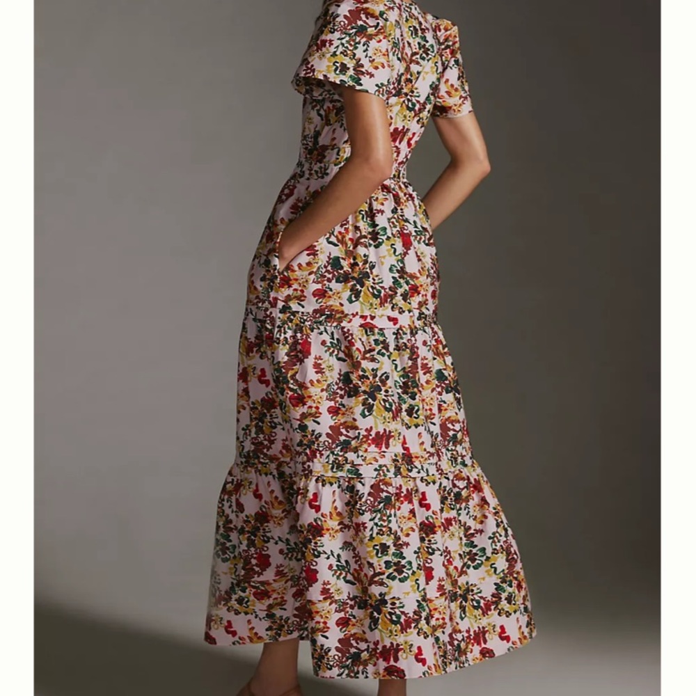 Anthropologie Somerset Maxi Dress Pink Medium